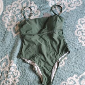 Cupshe Green One-Piece Swimsuit